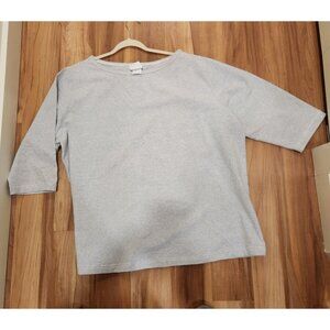 HOT COTTON Women's Shirt 3X Made in USA Pin Stripes